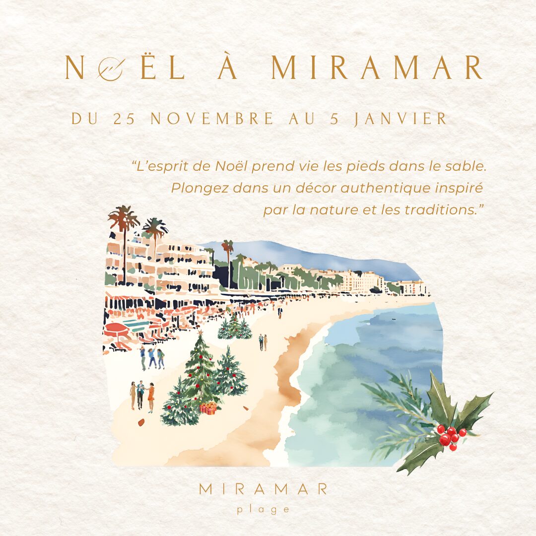 Noël à Miramar Plage Cannes